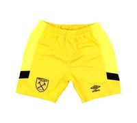 (LB) 2023-2024 West Ham Goalkeeper Change Shorts (Yellow) - Kids