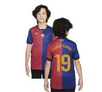 (LB) 2024-2025 Barcelona Home Shirt (Sponsorless) - Kids (Lamine Yamal 19)
