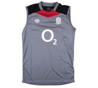 (LB) 2024-2025 England Rugby Sleeveless Jersey O2 (Grey) - Kids