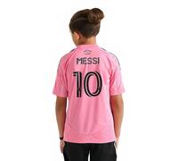 Adidas Inter Miami CF Messi Home Junior Short Sleeve Jersey 2025/2026 Colour: Pink, Size: 11-12 years