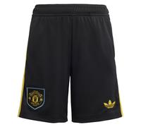 (LB) 2025-2026 Man Utd Third Shorts (Black) - Kids