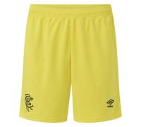 (LB) 2025-2026 Rangers Goalkeeper Home Shorts (Yellow) - Kids