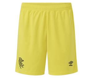 (LB) 2025-2026 Rangers Goalkeeper Home Shorts (Yellow) - Kids