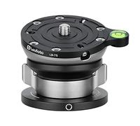 LB-75 75mm Leveling Base for Tripod w Butterfly Lock Collar 55lb Max Load +/-15° Tilt