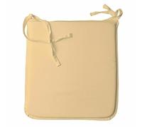 LB Luxury Garden, Dining Chair Foam Cushions Tie On Seat Pads in set of 2,4,6 or 8 (CREAM, PACK OF 4)
