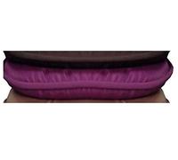 LB Luxury Garden, Dining Chair Foam Cushions Tie On Seat Pads in set of 2,4,6 or 8 (PLUM/PURPLE, PACK OF 6)