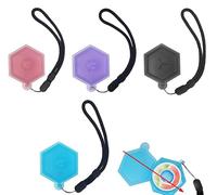 LBAAUX 4 Pieces Of Fragrance Storage Boxes And 2 Cleaning Brushes, With A Rope For Hanging Pendants, A Portable Storage Box, Suitable For Drinking Glasses And Backpack Decoration.
