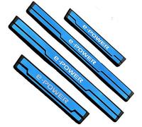 LBBQP 4Pcs Stainless Steel Car Door Sill Kick Plates, for Nissan X-Trail T33 Qashqai J12 E-POWER 2022-2025 Styling Accessories,B