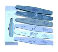 LBC EsFlow Nail Files “Wild Files”, Set of 6 Professional Nail Files, High and Durable Studio Quality
