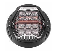 LBCSRMH Motorcycle Spotlights 7 Inch LED Headlight DRL Motorcycle Hi/Lo Beam Light Headlamp For Touring FLD Street Glide For Road King For Softail