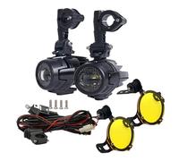 LBCSRMH Motorcycle Spotlights Motorcycle Led Spotlight Tangent Auxiliary Lamp Fog Light Flashing Len Bright Power 40W For F800 F650 Fogs Headlights
