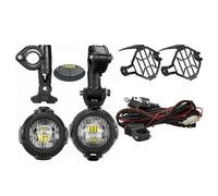 LBCSRMH Motorcycle Spotlights Motorcycle Led Spotlight Tangent Auxiliary Lamp Fog Light Flashing Len Bright Power 40W For F800 F650 Fogs Headlights