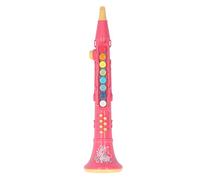 LBEC Educational Clarinet Toy, Colorful Clarinet Toy for Christmas Party! (Red)
