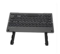 LBEC Pocket Wireless Keyboard, Portable Foldable Foldable Black Color Pocket Keyboard for Desktop Computers for Tablets