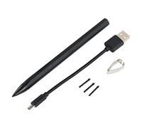 LBEC Stylus Pen with Interchangeable Tip Tablet Stylus MPP 2.0 Magnetic Adsorption Technology Aluminum Alloy with USB Cable for Tablet (Black)