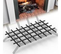 LBG Products Fireplace Grate Ember Retainer 15.75" x 10", Heavy Duty Steel Ember Retainer for Fireplace Grates, Thicken Mesh Grill for Keeping Burning Embers from Falling