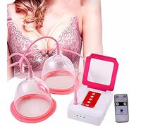 LBJDJYB Electric Breast Massager, Powerful Vacuum Enlargement Machine, Electric Massager with Double Cup, Home Breast Care Device, Fat Firming Skin Bust Lift Up Machine