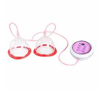 LBJDJYB Electric Vacuum Cups, Chest Beauty Enlargement Machine, Vacuum Pump Enhancing Double Cup to Promote Breast Growth, Simulated Human Massage Technique