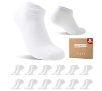 LBJR 12 Pairs Ankle Socks Breathable ShortSocks Women Men Low Cut Cotton Sock