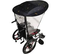 LBLFEBD Universal Electric Wheelchair Umbrella Canopy Awning, Electric Wheelchair Cover Canopy Awning, Wheelchair Poncho Raincoat Fit Rainproof and Dustproof Cover Folding Sunshade Canopy