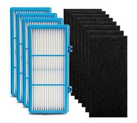 LBLVBNEWD Aer1 Filter Replacement for Holmes AER1 Air Purifiers, 4 True HEPA Air Filters + 8 Carbon Booster Filters for Replacement Parts # HAPF300AH-U4R, HAP242-NUC