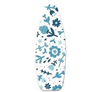 LBLZMS Ironing Board Cover Extra Large,100% Cotton, 3 mm Padding, With Elastic Cord, Easily Handle and Fits Board Beautifully, 160x60cm, XXL