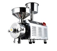 LBMED 3000W Electric Grain Grinder, Stainless Steel Crops Grinding Milling Machine with Adjustable Forward/reverse and 50-200 Mesh Thickness and 1500RPM/min Speed, 40-60KG/H Output, for Cereal