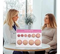 LBMED Cervical Dilation Simulator, 1-10cm Birth Learning Model, Each Component Is Detachable and Made Of Silicone, Shows Head Crowning As Well, Accurate Presentation, for Medical Education