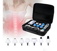 LBMED Shock Wave Therapy Machine, Extracorporeal Focused Shockwave Therapy with 7 Probes, Adjustable 1-16HZ Frequency and 0-100% Intensity, Deep High Precision Massage, Non-invasive, for Relieve Pain