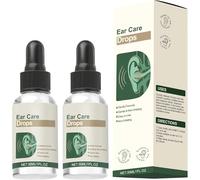 LBMLBM Ear Care Drops - Non-Irritating Gentle Plant-Based Formula, Tinnitus Relief for Ringing Ears, Buzzing Ears, Swimmer's Ear & Earwax Removal, for All Skin Types (2)