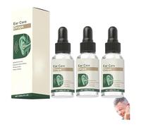LBMLBM Ear Care Drops - Plant-Based Formula,Advanced Ear Care Drops,Tinnitus Relief, Buzzing Ears, Swimmer's Ear & Earwax Removal, Non-Irritating Gentle Formula, Suitable for All Skin Types (3PC)