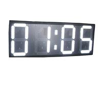 LBNVBC Large size white color remote control 16inch 4digits 12H/24H real time HH:MM WALL mountiong LED Clock(HST4-16W)