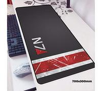 Lbonb Mass Effect Mouse Mat 70X30Cm Gaming Mouse Pad Cartoon Office Desk Mat Independent Mouse Game Pc Game Player Pad