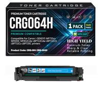 LBP722Cdw LBP722CX LBP732Cx Toner Cartridges CRG-064H Black Cyan Yellow Magenta Toner for Canon i-SENSYS MF735cx MF830C MF832Cdw LBP720C Printers with chip High Yield