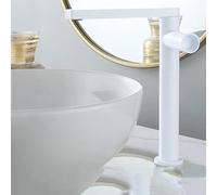 LBRTMED Bathroom Basin Sink Faucet Black Water Single Handle Deck Mounted Tap Hot Cold Water Brass Basin Tap Black Rose Gold A