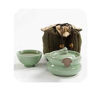 LBRTMED Drinkware Coffee Tea Sets Ceramic Teapot Kettle Teacup Porcelain Portable Travel Tea Set Chinese Tea Set (11 Travel Tea Sets) (3 Travel Tea Sets)