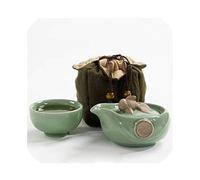 LBRTMED Drinkware Coffee Tea Sets Ceramic Teapot Kettle Teacup Porcelain Portable Travel Tea Set Chinese Tea Set (11 Travel Tea Sets) (3 Travel Tea Sets)