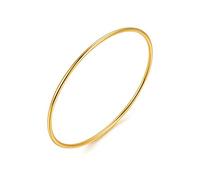 LBRTMED Epinki 18K Yellow Gold Women High Polished Wire Bracelet Bangle Bracelet