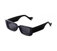 LBRTMED FHKQMLFQ Vintage Steampunk Square Sunglasses Women Men Retro Fluorescent Green Thick Frame Punk Cat Eye Sunglasses