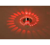 LBRTMED LED Wall Lights Modern Simple Spiral Wall Lamp Colorful Ceiling Led Indoor Lamp 3W AC110V 110V Compatible with KTV Bar Corridor Living Room, Chandeliers Modern