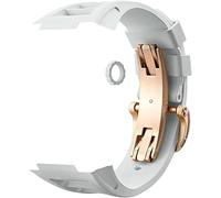 LBRTMED SCHIK Luxury Fluorine Rubber Watch Band,For 8 7 45MM 44MM Replacement Fluororubber Strap,For Iwatch Series 6 5 4 SE DIY Watch Band
