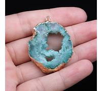 LBRTMED Wholesale Natural Crystal Quartz Stone Pendant Irregular Charms for DIY Jewelry Making Necklace Bracelet Erirngs