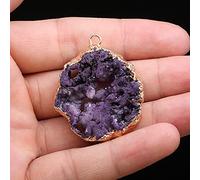 LBRTMED Wholesale Natural Crystal Quartz Stone Pendant Irregular Charms for DIY Jewelry Making Necklace Bracelet Erirngs