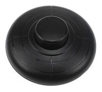 LbsAMP 1 Pcs in-Line Foot Press Switch 250V/2A for 2 or 3 Core Round Foot Switch Foot Push Switch for Standard Lamp Floor Lamp Table Lights Ø65mm x 28mm - Black
