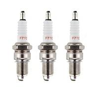 LbsAMP 3 Packs Spark Plug F7TC (F7TC and F6TC as the Same Models) 4 Stroke Lawnmower Spark Plug Compatible with Briggs and Stratton 550E Honda Lawnmower GX120 160 200 240 Replacement Accessories