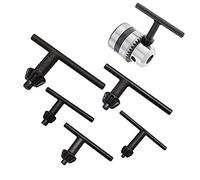 LbsAMP 5 Pieces Drill Chuck Key Universal 4mm/6mm/10mm/13mm/16mm Pillar Drill Chuck Key Fit Handheld Drilling Tool for Tightening and Loosening Chuck for Most Drills and Power Tools