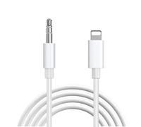 LBSC Aux Cable for iPhone, phone aux cable for car, 3.5mm aux cable for Car Stereo/Headphones/Speaker，Compatible with iPhone 14/14 Pro/14Pro Max/13/13 Pro/12/12 Pro/11 Pro/11/Xs/XR/X/8/7