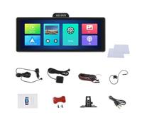 Lbvzxkad 10.26In 4K DVR Car Monitor Carplay Android Auto Dashboard ADAS Dash Cam Dual Cameras GPS Navigation WIFI FM IPS Screen A