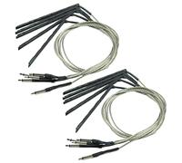 Lbvzxkad 10 Pcs Bendable Acoustic Guitar Transducer Sensitivity Piezo Bridge Pickup Cable