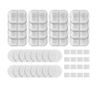 Lbvzxkad Cat Water Fountain Filters Replacement for 7L/230oz/1.8G Stainless Steel Pet Water Fountain Filters and Sponges 16 Set